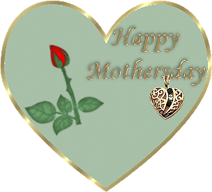 Animated heart with Happy Mother's Day