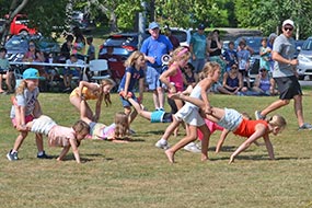 three legged race